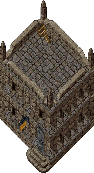 Small stone tower