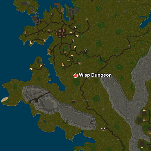 Wisp Dungeon location